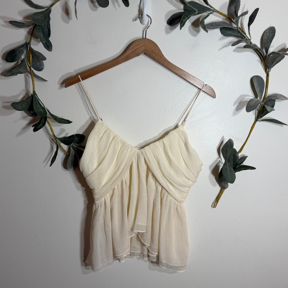 Abercrombie Cream Tank Blouse